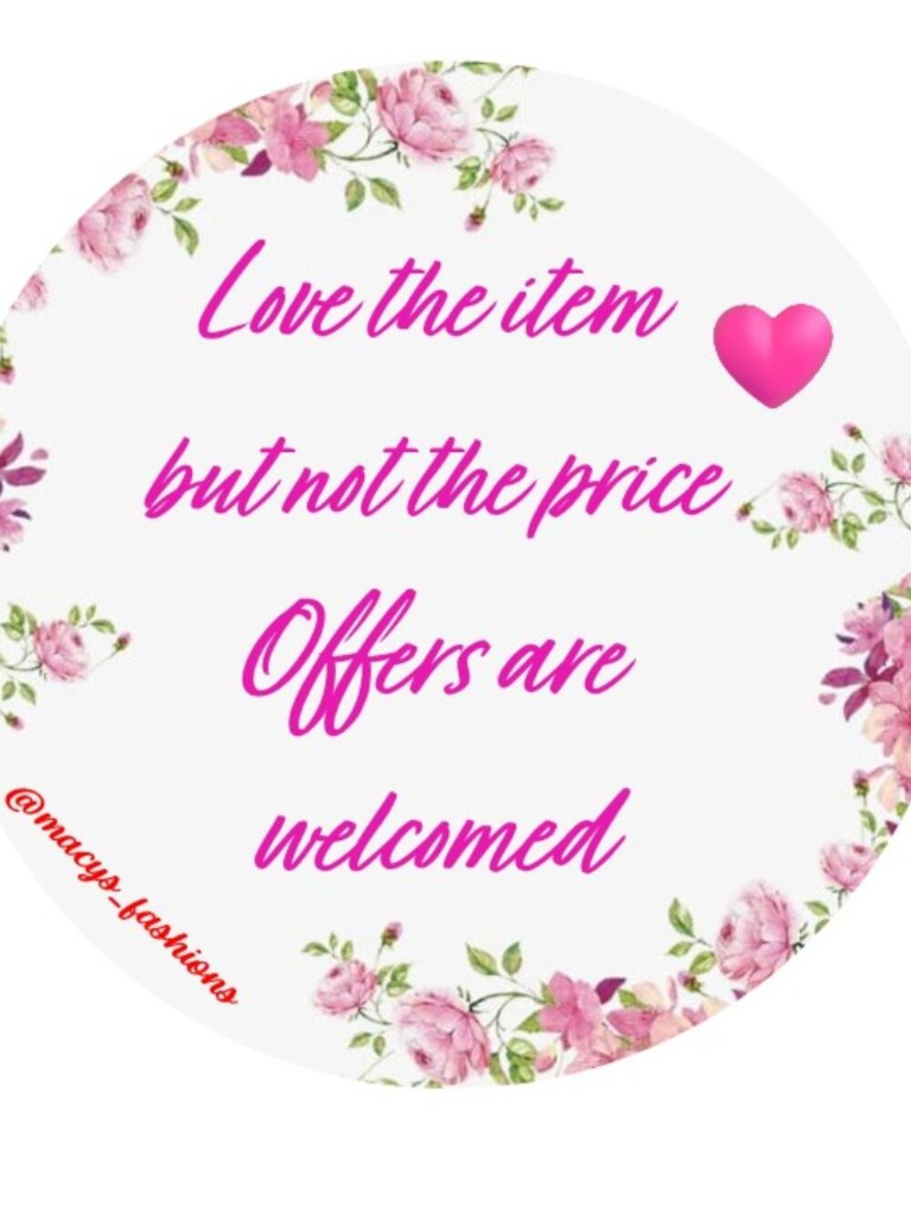 See something you like? .... Send me your OFFER